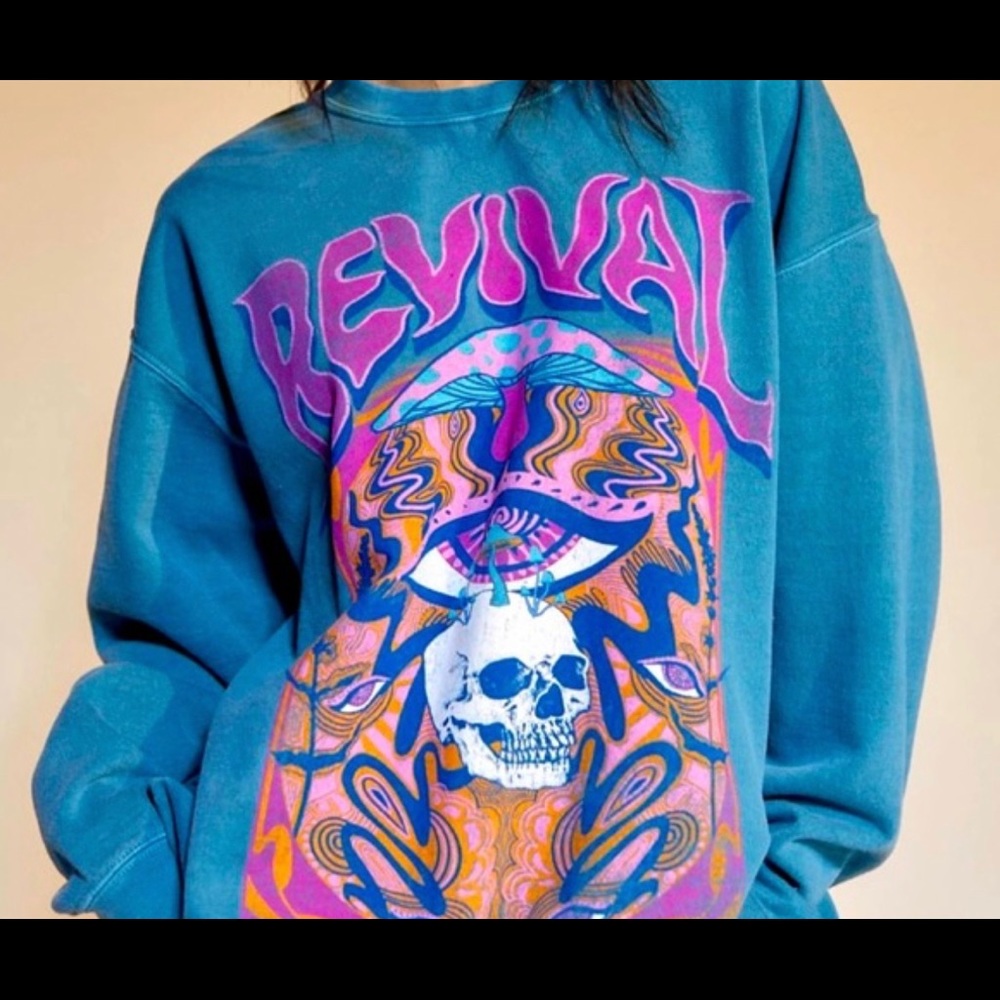 Urban Outfitters Project Social T Revival Pullover Sweatshirt